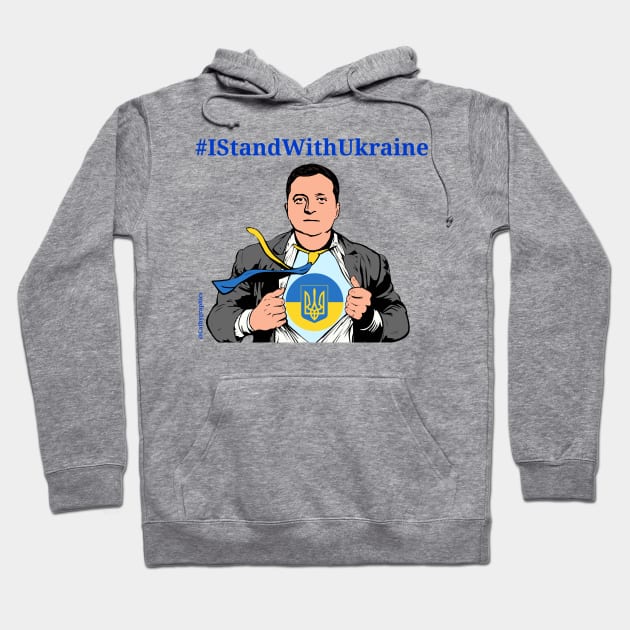 Zelensky Hero Hoodie by CathyGraphics